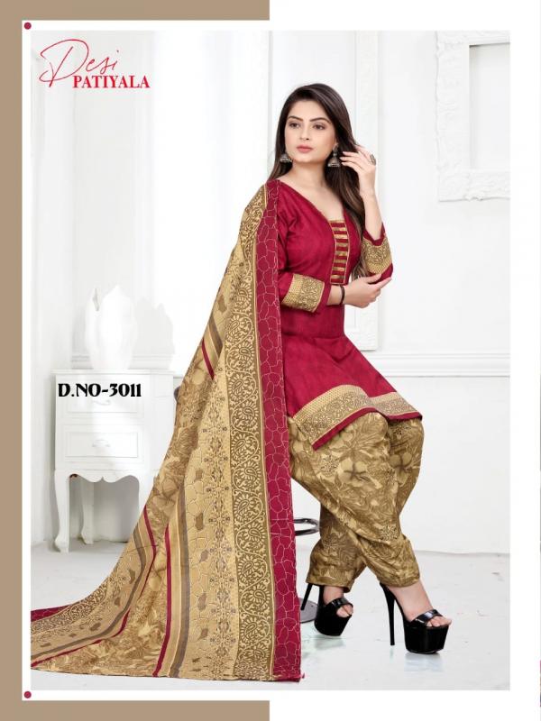 Ganesha Desi Patiyala Vol-3 Indo Cotto Readymade Suit